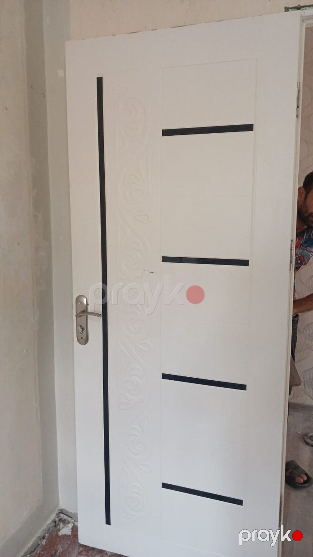 Ağ rəngli interyer qapısı – modern dizayn 2 ededir biri 30 azn — Pəncərələr, qapılar, balkonlar, Digah (3)