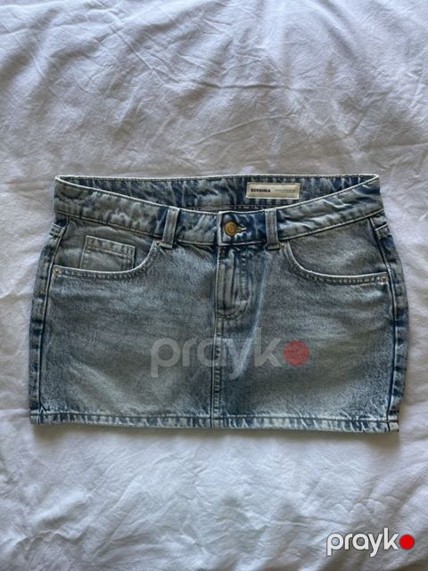 Mini Ətək, Bershka, Cins, S — Bakı