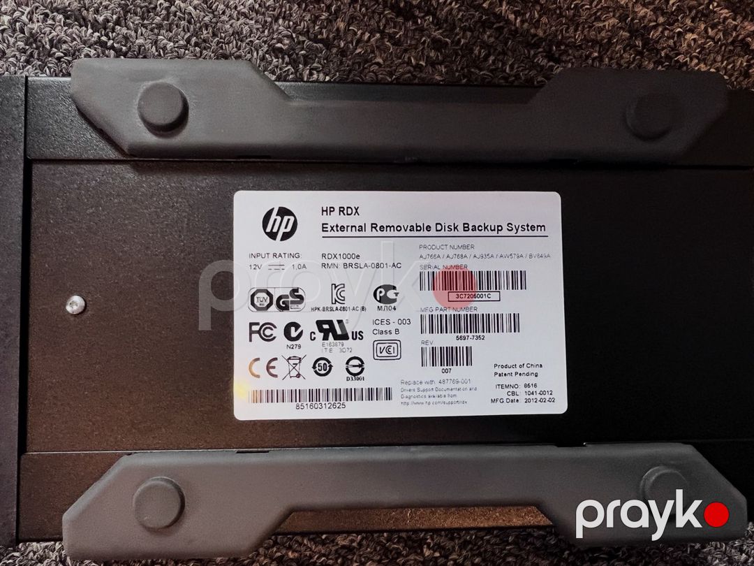 HP RDX1000e Backup System + HPE RDX 2TB Cartridge — Şəbəkə və server avadanlığı, Bakı (3)