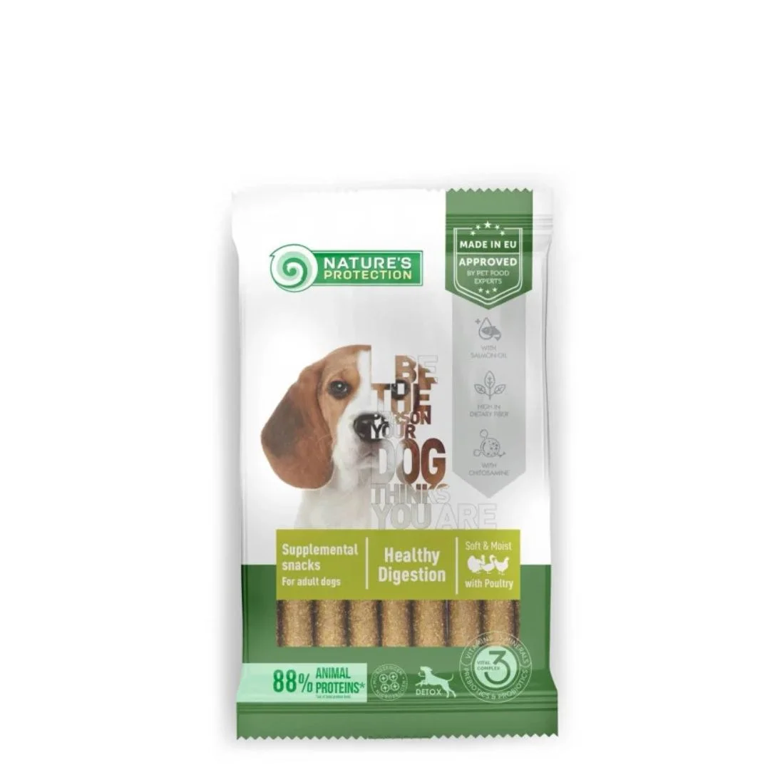 Nature’s Protection Healthy Digestion quş əti ilə itlər üçün ləzzət, 110 q — Bakı