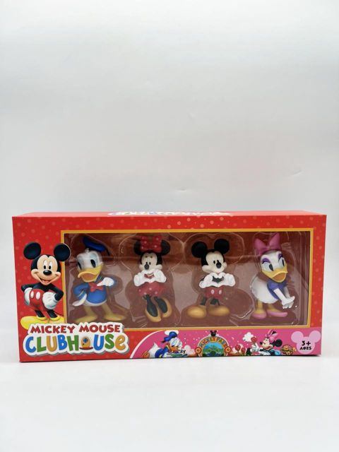 Fiqur dəsti Mickey Mouse, plastik, rəngbərəng, 3+ yaş, 4 əd — Bakı