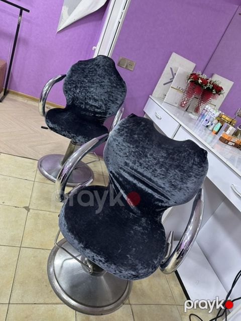 Salon kreslosu (2 ədəd) - Təyinat: bərbər/xeyrvan, makiyaj və saç — Masazır