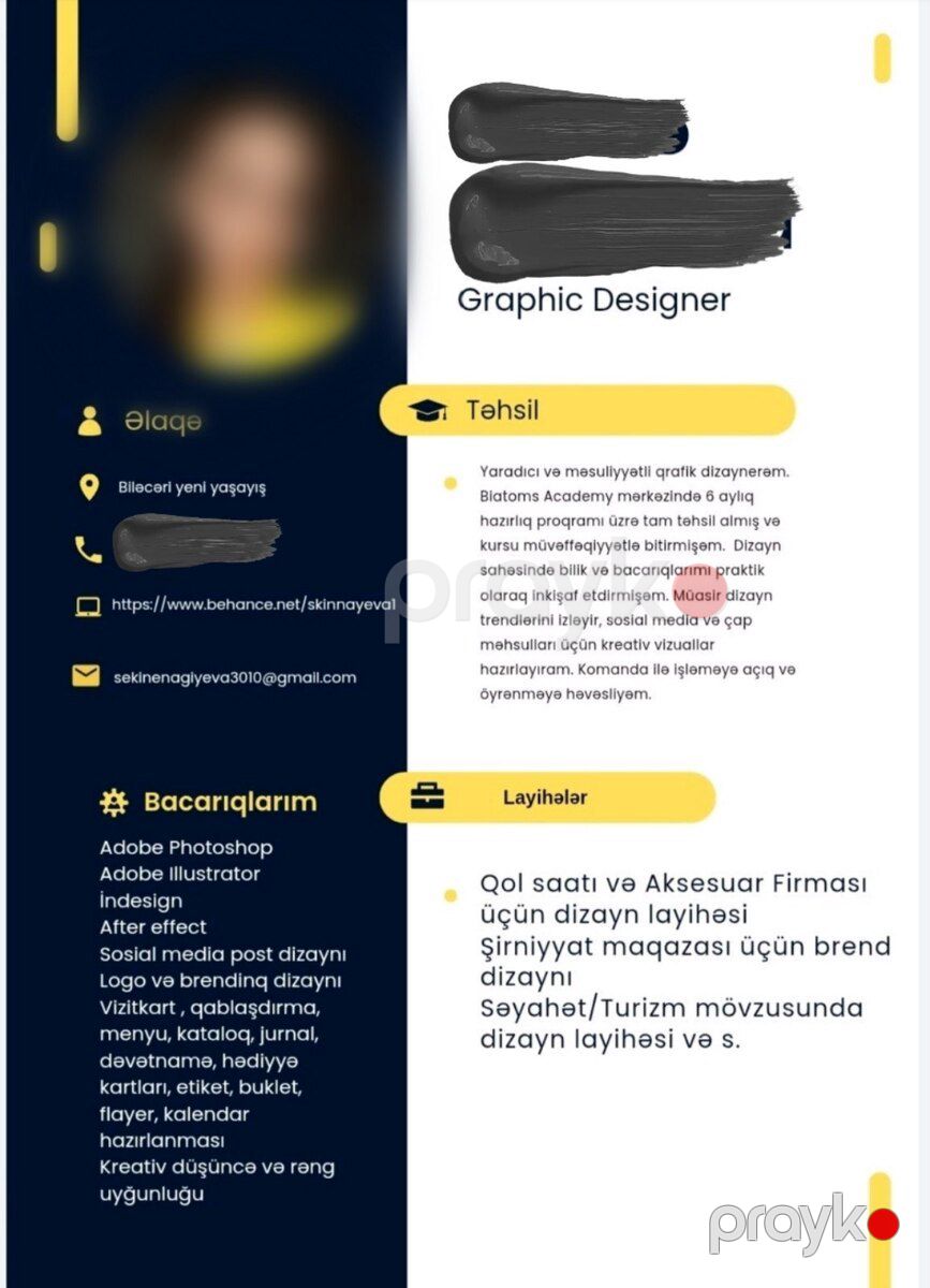 CV hazırlanması — Reklama, IT, marketing, Bakı (3)