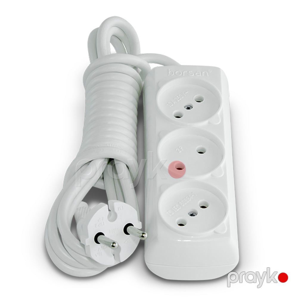 Borsan br - 1543 - 2, 3 - lü uzadıcı 2 m — Elektrika, Bakı (3)