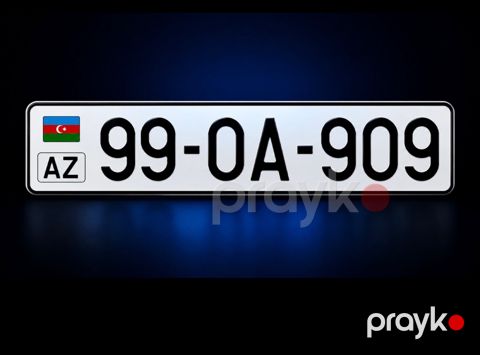 Avtomobil qeydiyyat nişanı - 99-OA-909 — Bakı