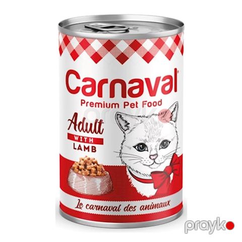 Konserv yem Carnaval Premium Adult Cat With Lamb, yetkin pişiklər, 400 q — Bakı