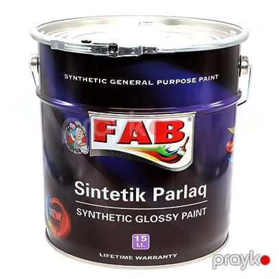 Fab parlaq boya sarı 15 l — Bakı