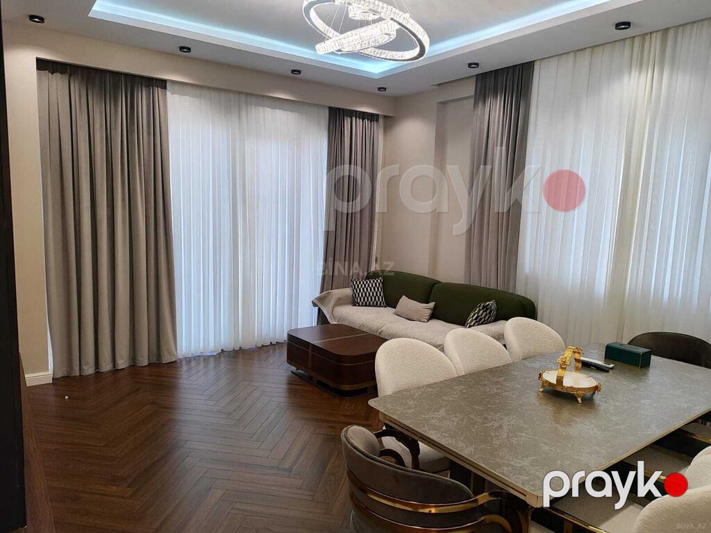 Ağ Şəhərdə 3 otaqlı mənzil kirayə verilir Sahə: 126 m² Mərtəbə: 8-ci — Mənzil, Bakı (4)