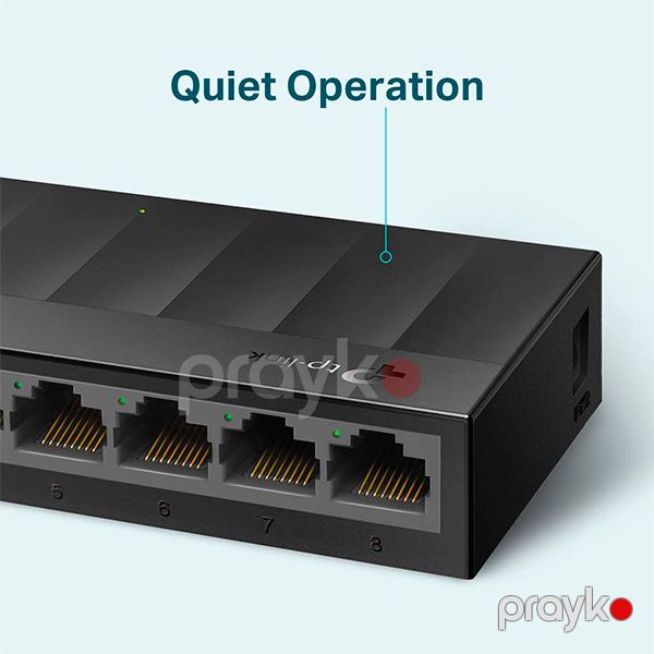 TP-Link 8 Port Gigabit Switch LS1008G Black — Mallar, Bakı (4)