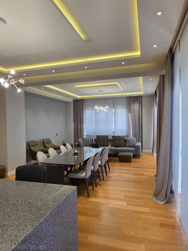 Kirayə verilir 4 otaqlı Mənzil Yeni tikili 205 m² Bakı, Xətai r., Ağ şəhər — Mənzil, Bakı (5)