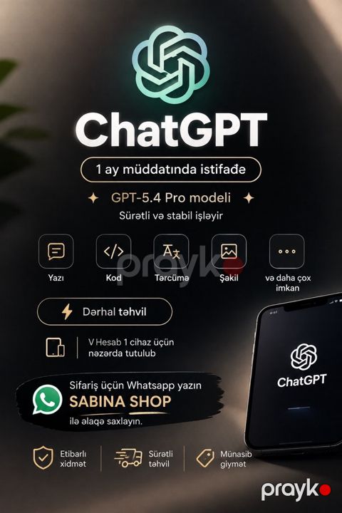 Chat Gpt+ 5.4 — Bakı