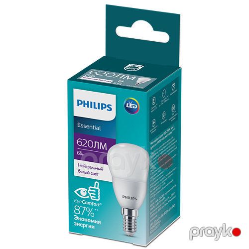 Phılıps ess LED lampa 6W 620LM E14 840 — İşıqlandırma, Bakı (2)