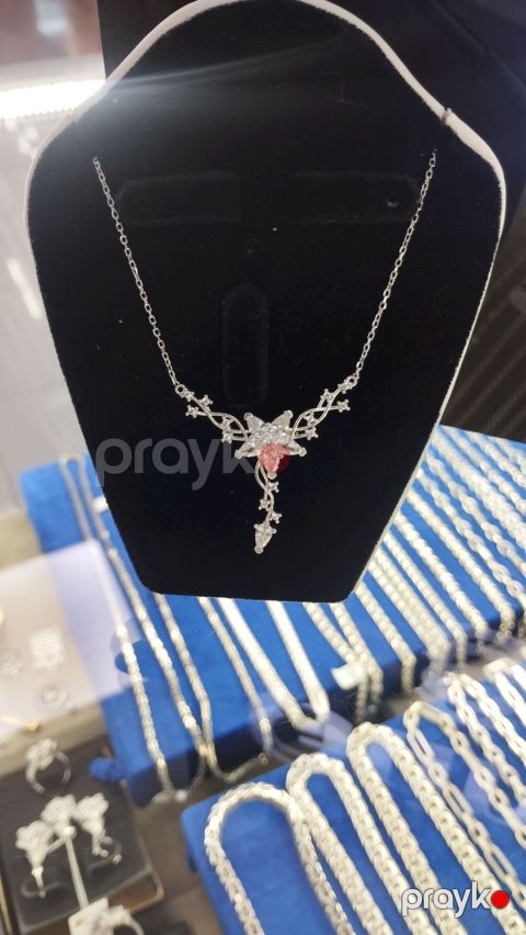 Gümüş boyunbağı T1097 — Bakı