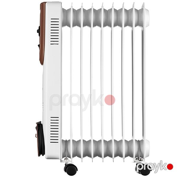 Yağ radiatoru Ardesto OFH-09X1 Ağ — Mallar, Bakı (2)