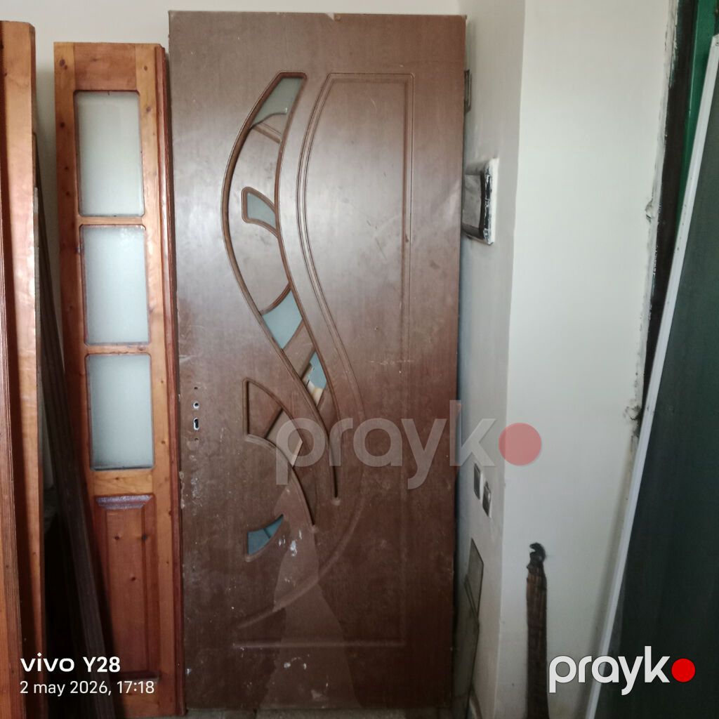 1ni 10 manata Şüşə salıb, yüngül rəngliyib, istifadə edə bilərsiniz — Pəncərələr, qapılar, balkonlar, Bakı (2)
