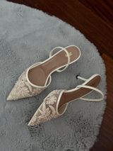 Tuflilər, Zara, Ölçü: 39, rəng - Ağ, Yeni — Shoes