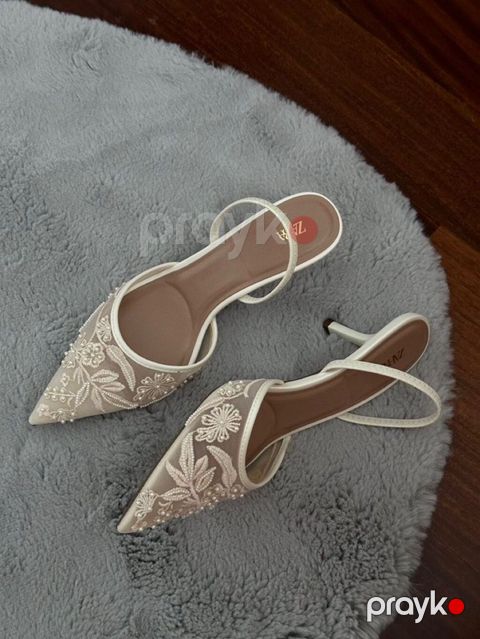 Tuflilər, Zara, Ölçü: 39, rəng - Ağ, Yeni — Bakı