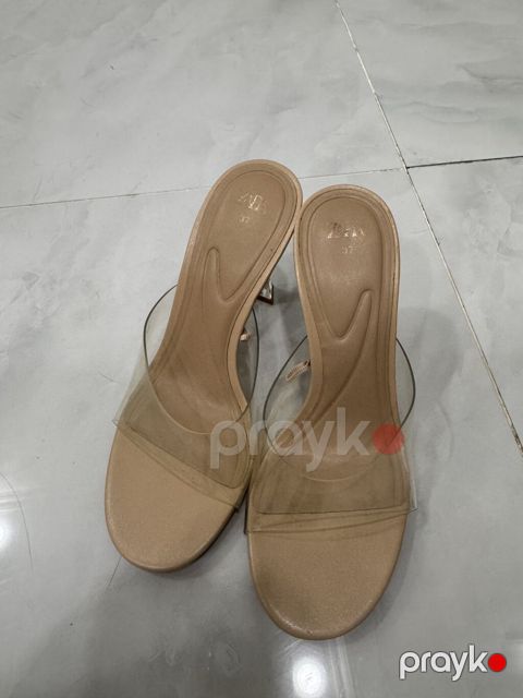 Tuflilər, Zara, Ölçü: 37, rəng - Bej, İşlənmiş — Bakı