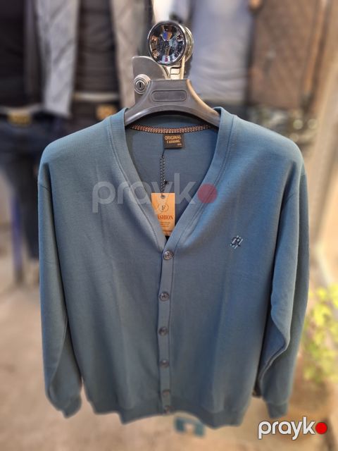 Kişilər üçün kardiqan 2125365, göy, pambıq, ölçü XXL — Bakı