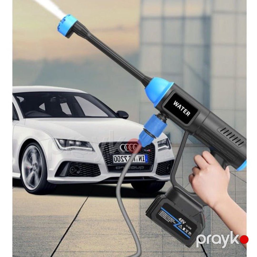 Yüksək təzyiqli yuyucu maşın watergun_44, qara/göy — Mallar, Bakı (2)
