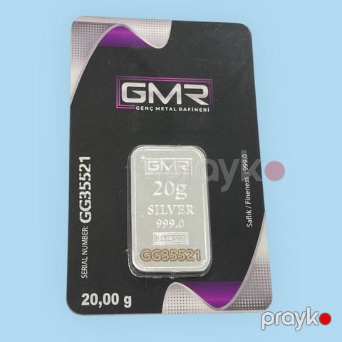 Külçə gold az006, gümüş 999 əyar — Bakı