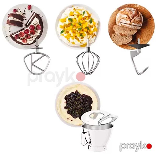 Mətbəx kombaynı Kenwood KVC65.001WH Silver — Mallar, Bakı (4)