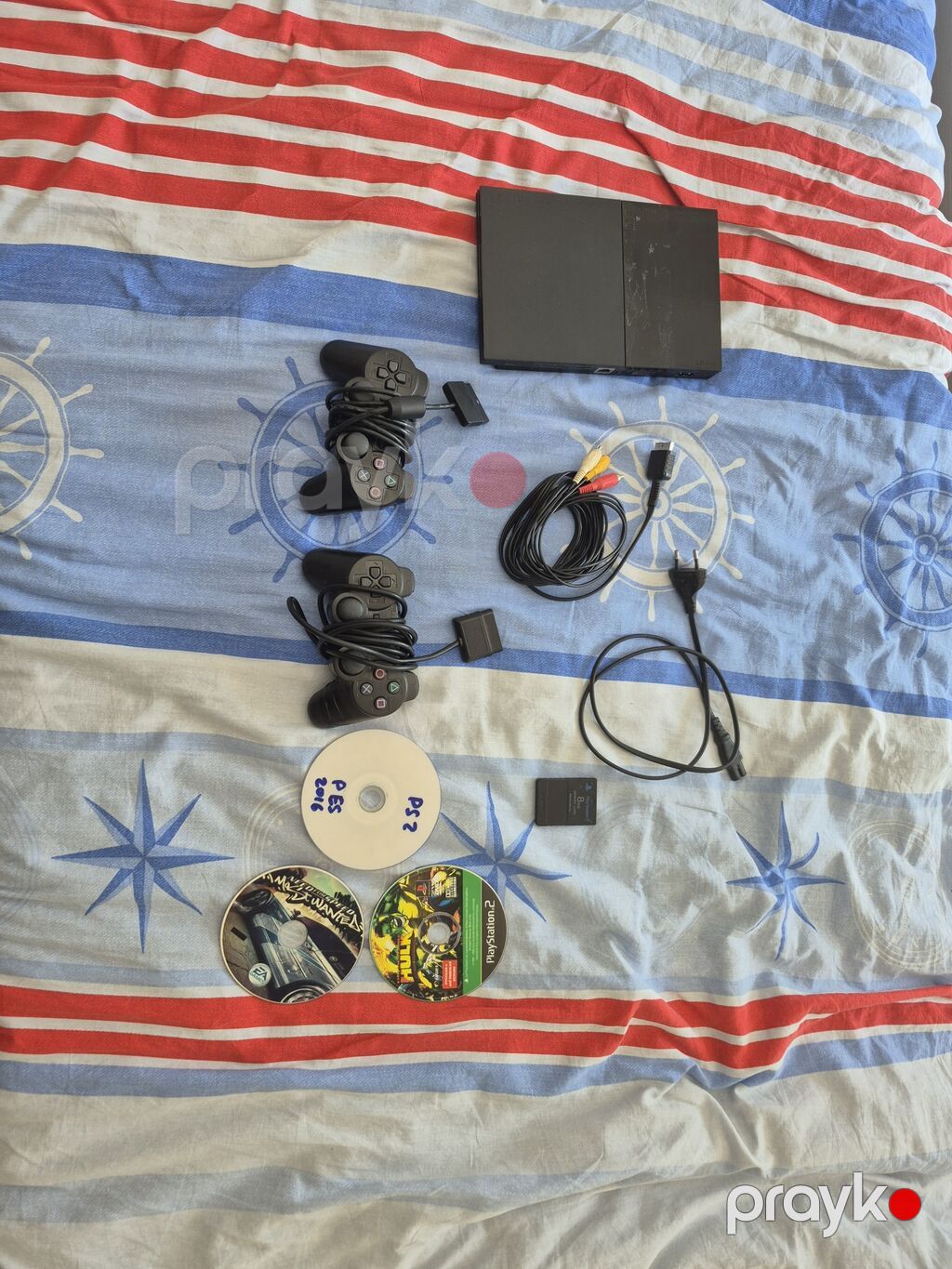 Sony PlayStation 2 Slim komplekti Paketə daxildir: - PS2 Slim konsolu — Oyun konsolları, Bakı (2)