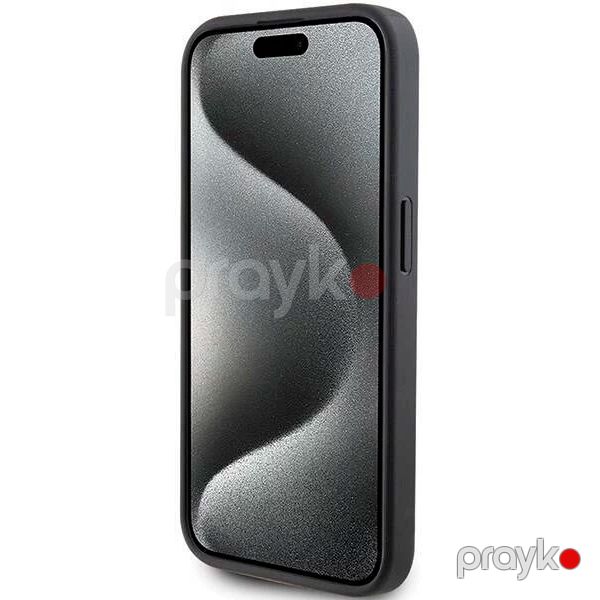 Karl Lagerfeld Saffiano Case with Cardslots and Karl Legerfeld Choupette Heads Case for iPhone 15 Pro Black — Mallar, Bakı (5)