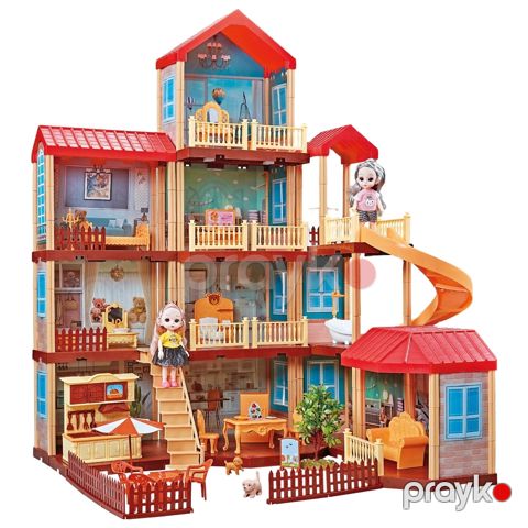 Kukla evi Lİ8808, 3+ yaş, rəngarəng, material plastik - Piramida10667 — Bakı