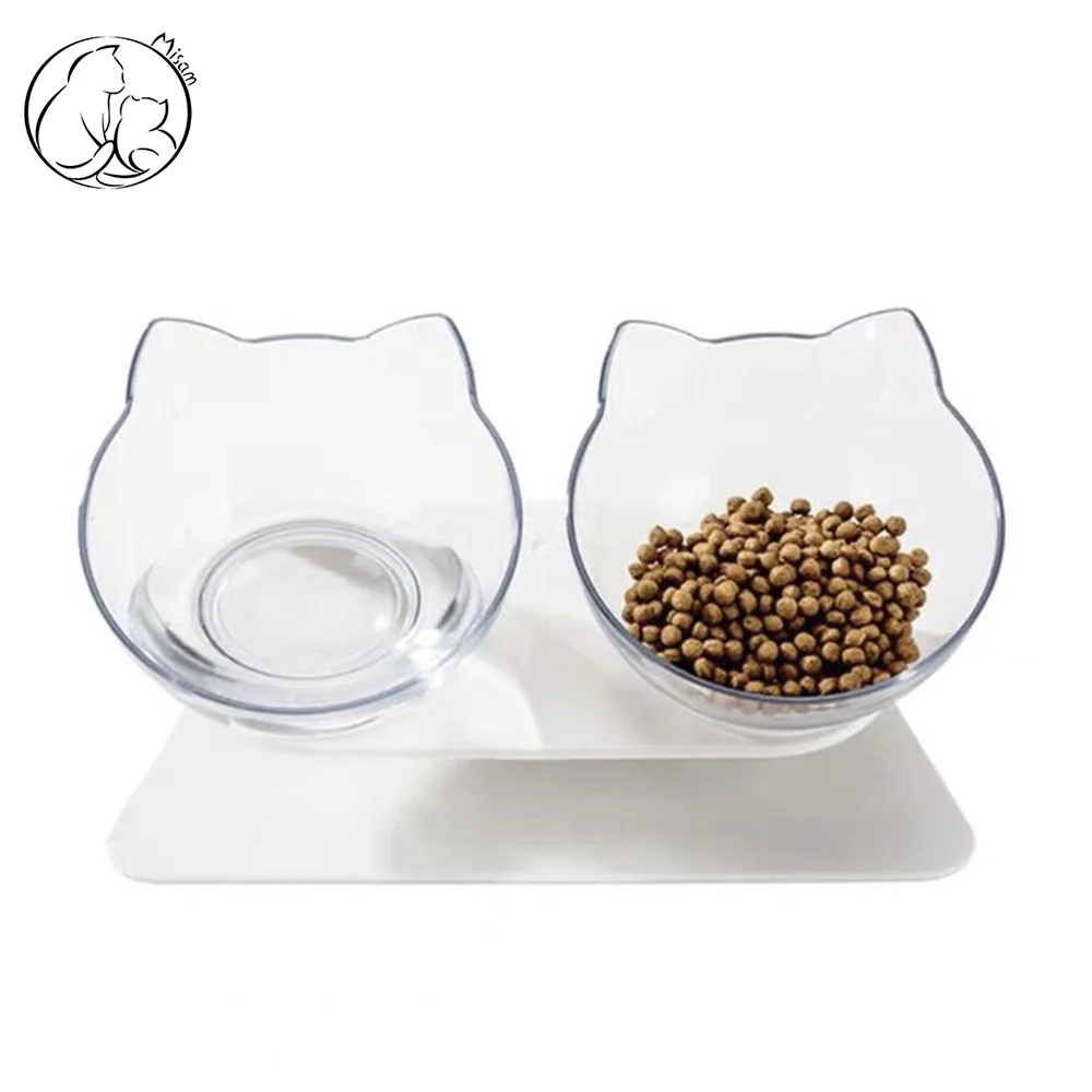 Misam pişiklər və itlər üçün stend üzərində ikiqat qab 30×15.5×9 sm — Bakı