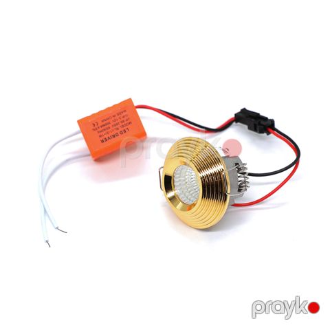 LED spot 3W qızılı ww — Bakı