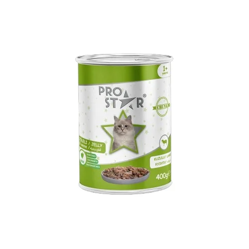 Prostar yaş pişik yemi quzu əti ilə jele içində, 400 q — Bakı