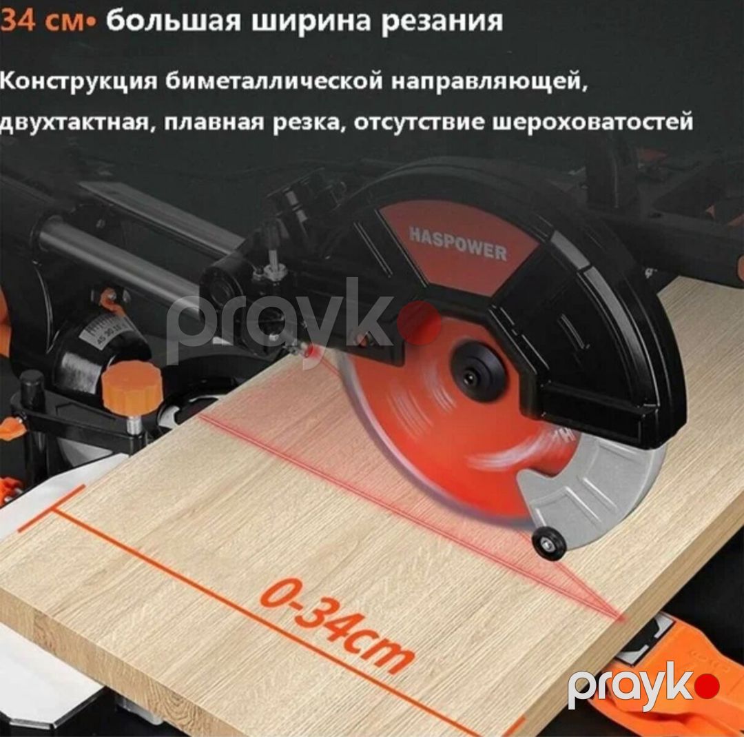 Haspower HM1031 2000W künc kəsən mişar – 255 mm — Təmir və inşaat, Bakı (7)