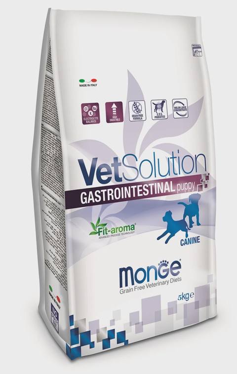 Monge VetSolution Dog Gastrointestinal puppy, bala itlərdə həzm pozğunluğu simptomlarını aradan qaldırmaq üçün toyuqlu tam quru pəhriz yemi (çəki ilə) — ცხოველების მოვლის საშუალებები