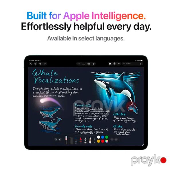 Apple iPad Air 11-inch M4 Wi-Fi 128GB - Space Grey, Model A3459 Space Gray — Mallar, Bakı (5)