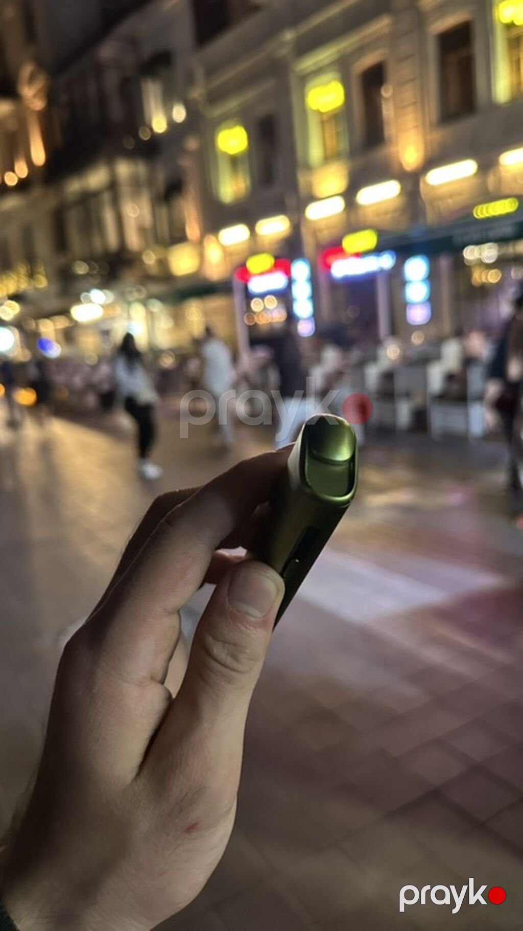 Iqos gloya bənzər tütün qızdırma cihazı – yaşıl (metalik) rəng — Elektronik siqaretlər, Bakı (3)