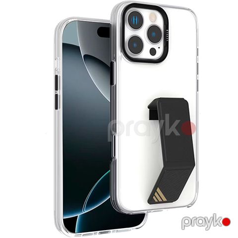 Levelo Graphia IMD Silicone Grip Case For iPhone 16 Pro Max (LVLGIS16PMBK) Black — Bakı