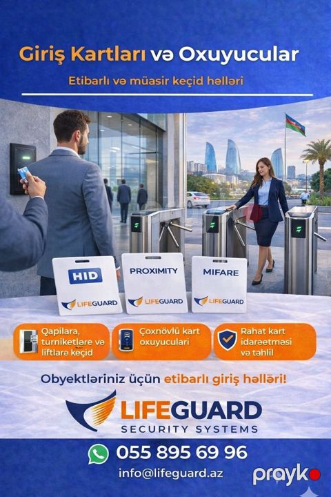 Rfıd Kartlar satisi 055 895 69 96 — Bakı