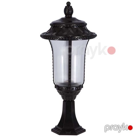 Küçə işığı tökmə dirək 1645 65 sm prızmatık camlı