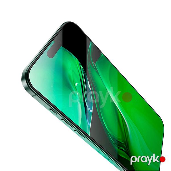 Green Lion 3D Silicone Plus High Definition Edge Glass for iPhone 16 6.1 (GN3DSIL16CL) Şəffaf — Mallar, Bakı (2)