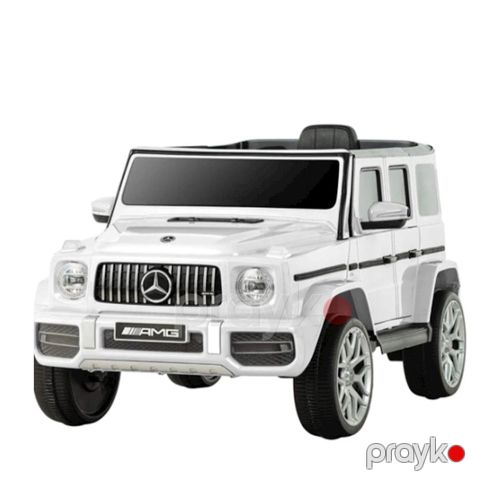 Uşaq elektrik avtomobili Mercedes Gelandewagen, ağ, 3+ yaş — Bakı