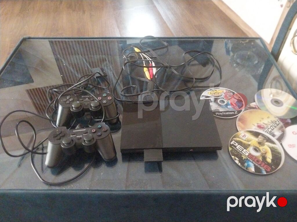 PlayStation 2 Slim oyun konsolu seti Komplekt: - PS2 Slim konsol — Oyun konsolları, Bakı (2)