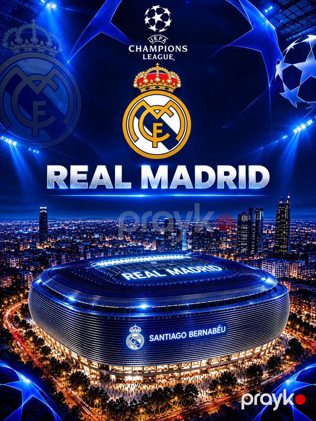 Məhsul: Real Madrid temalı futbol oyunu üçün komanda/poster qrafikləri — Dizayn, Bakı (2)
