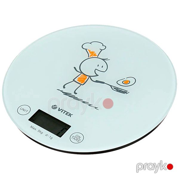 Mətbəx tərəzisi Vitek VT-8018W Ağ — Tərəzi, Bakı (2)