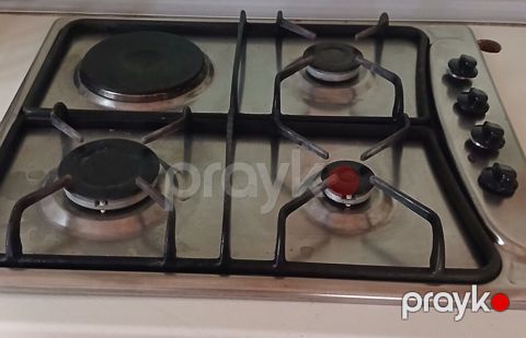 Quraşdırılan qaz plitəsi – 4 gözlü, kombinə edilmiş modellə - 3 qaz — Gəncə