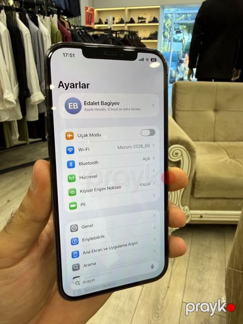 IPhone 12 Pro Max, 128 GB, Graphite, Face ID — Bakı