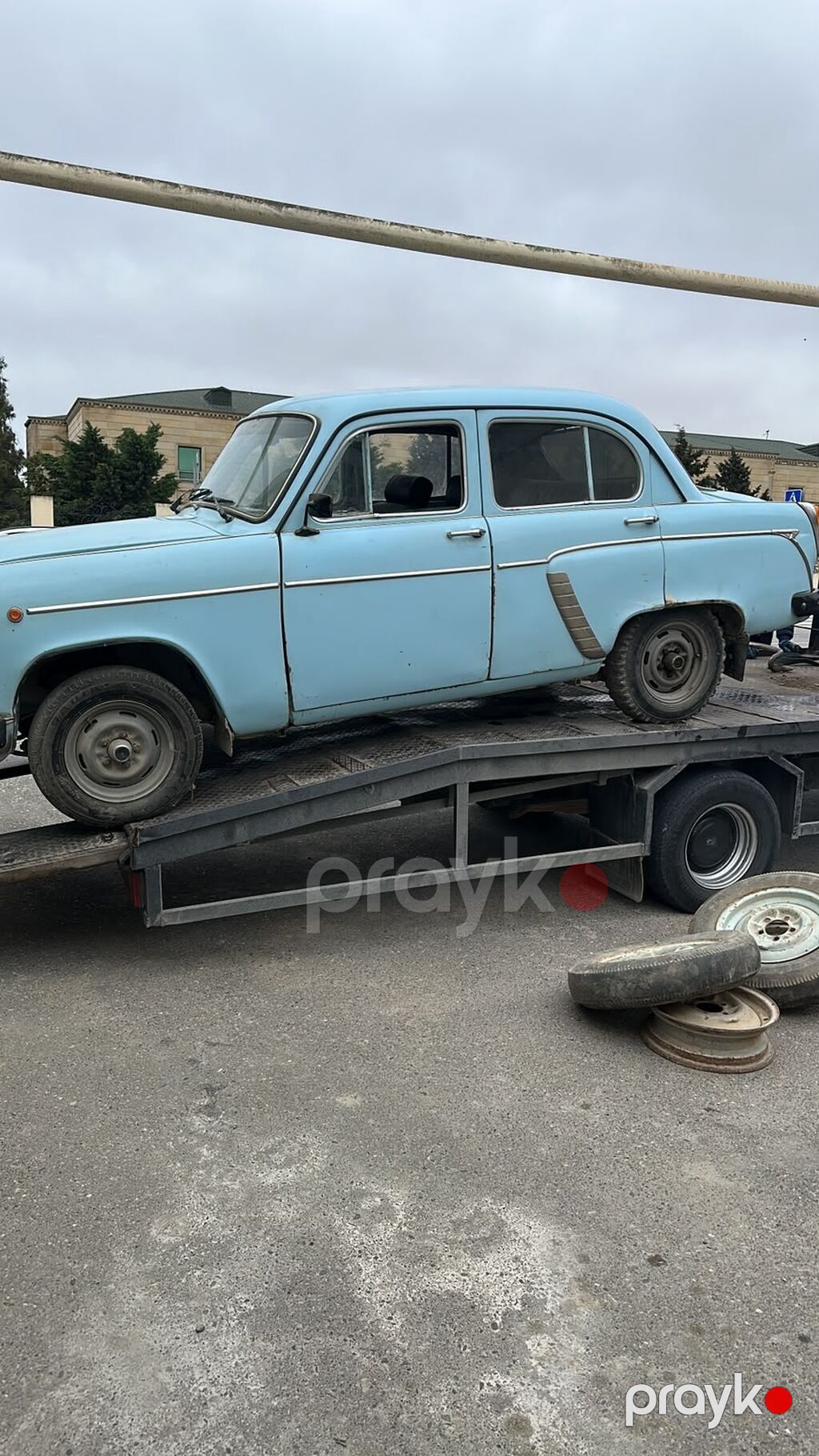 Antikvar sovet avtomobilləri 1970 ci illərə aid qai yol polisi maşını — Avtomobillər, Digah (7)