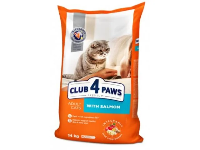 Club 4 Paws, pişiklər üçün quru yem, qızılbalıqla (çəki ilə) — Bakı