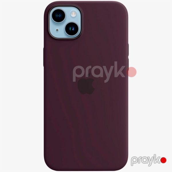 Apple Silicone Case MagSafe iPhone 14 Plus Deep Purple — Mallar, Bakı (2)
