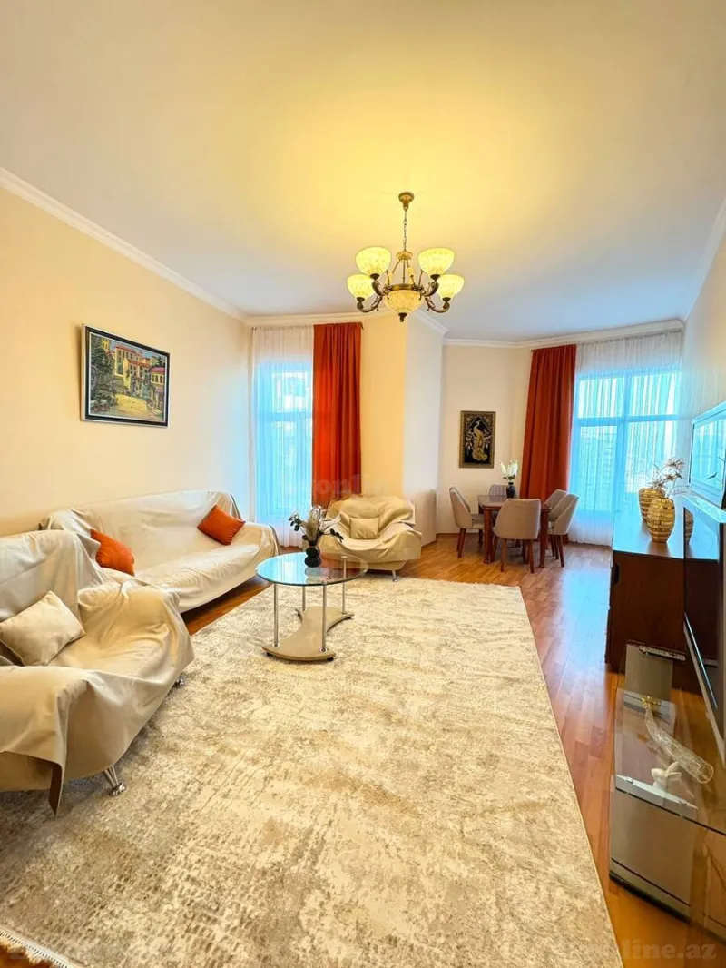 Kirayə verilir 2 otaqlı Mənzil Yeni tikili 97 m² Bakı, Yasamal r., Elmlər Akademiyası m — Bakı